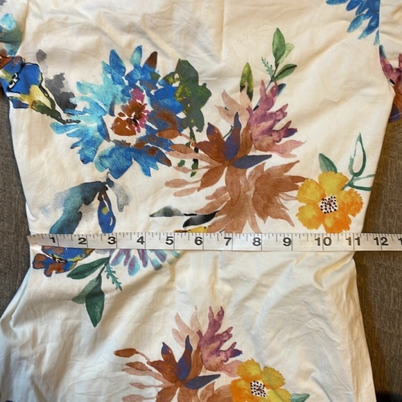 Zara Girls Soft Collection Floral Cut Out Back Fit and Flare Dress size 10 - Picture 16 of 16